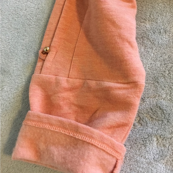 SOFT SURROUNDINGS 1X Peach long sleeve dressy sweatshirt style 5% spandex - Picture 8 of 10